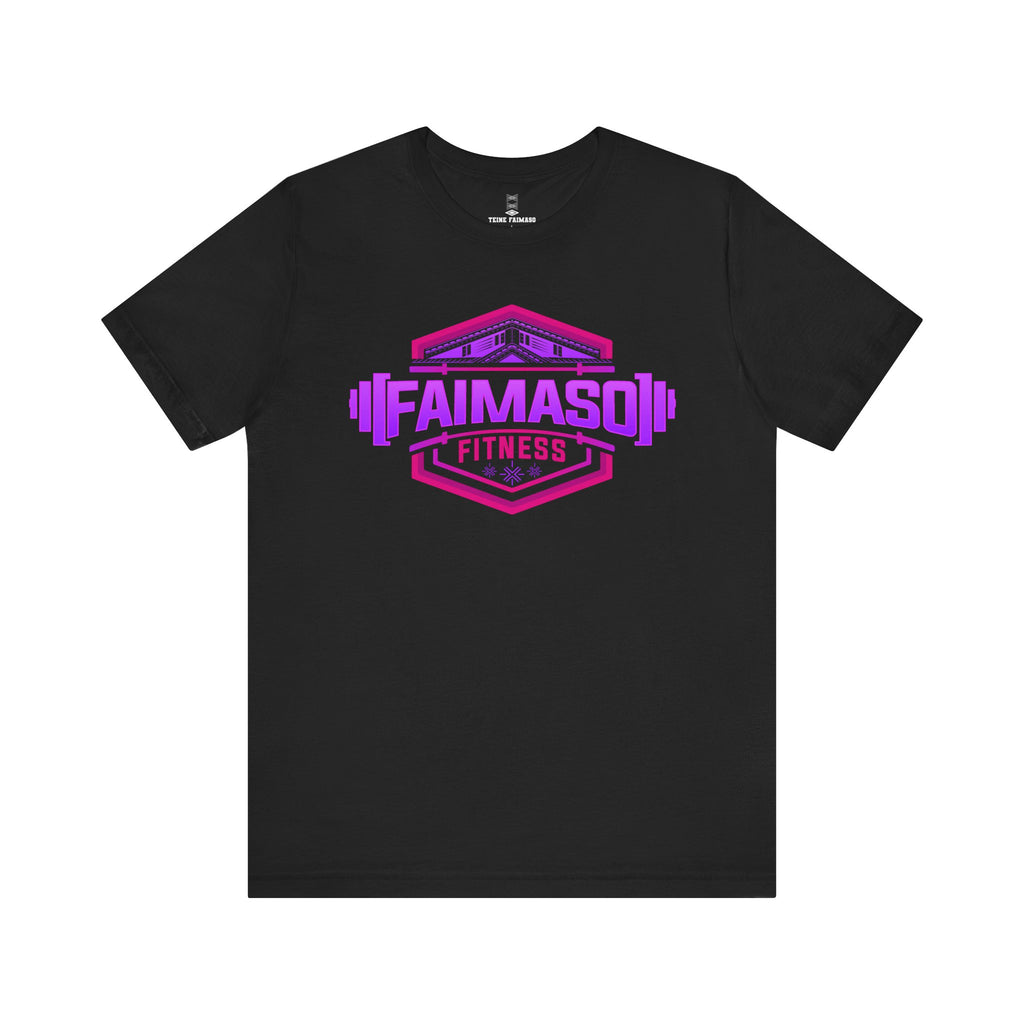 Fitness Logo T-Shirt — "FAIMASO Fitness" Gym Tee