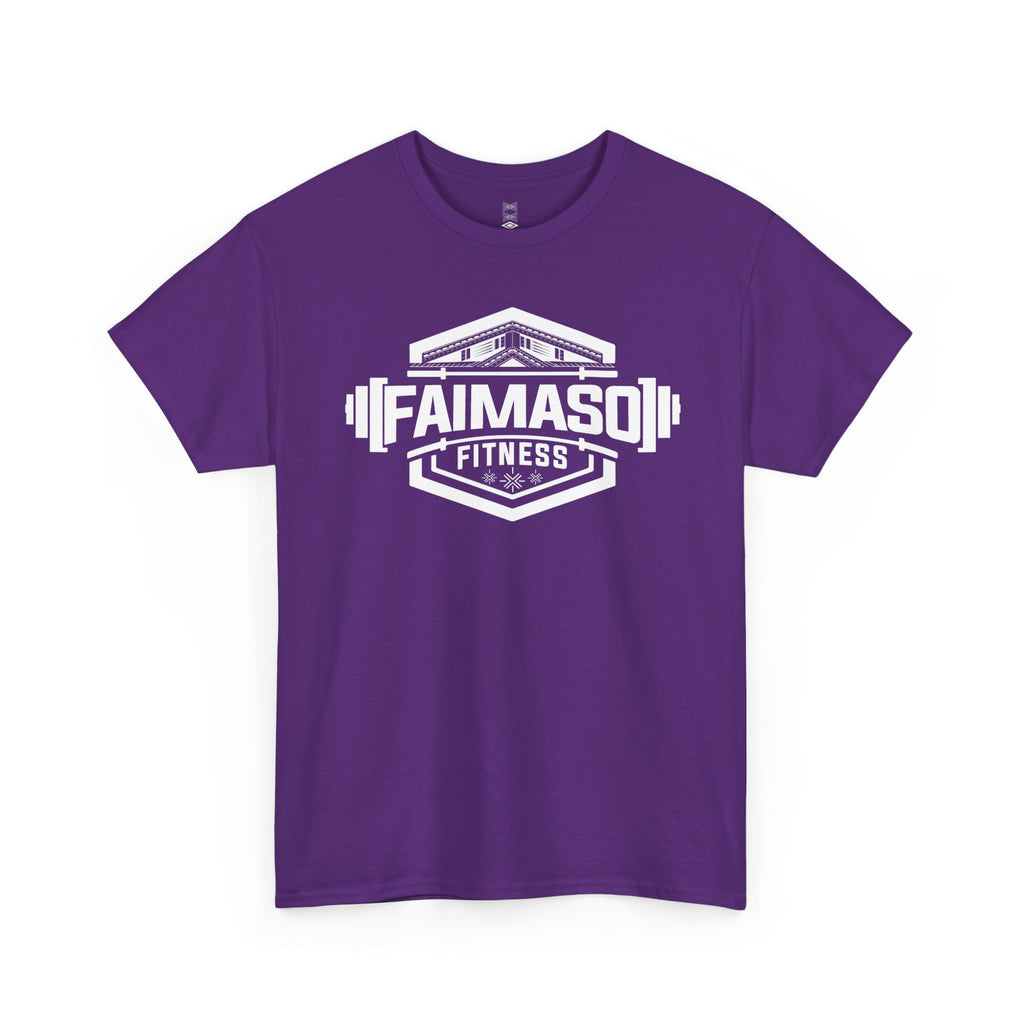Faimason Fitness T‑Shirt — Vintage Barbell Gym Logo Tee