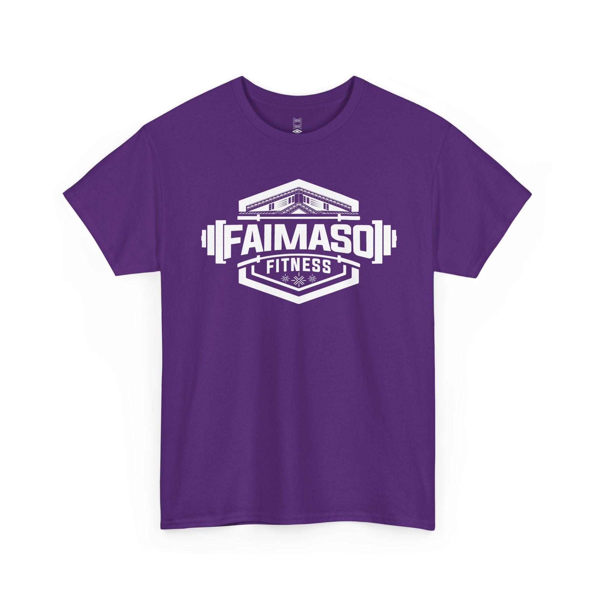 Faimason Fitness T‑Shirt — Vintage Barbell Gym Logo Tee