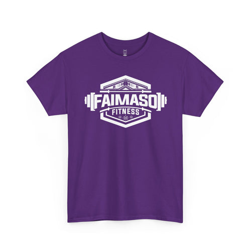 Faimason Fitness T‑Shirt — Vintage Barbell Gym Logo Tee
