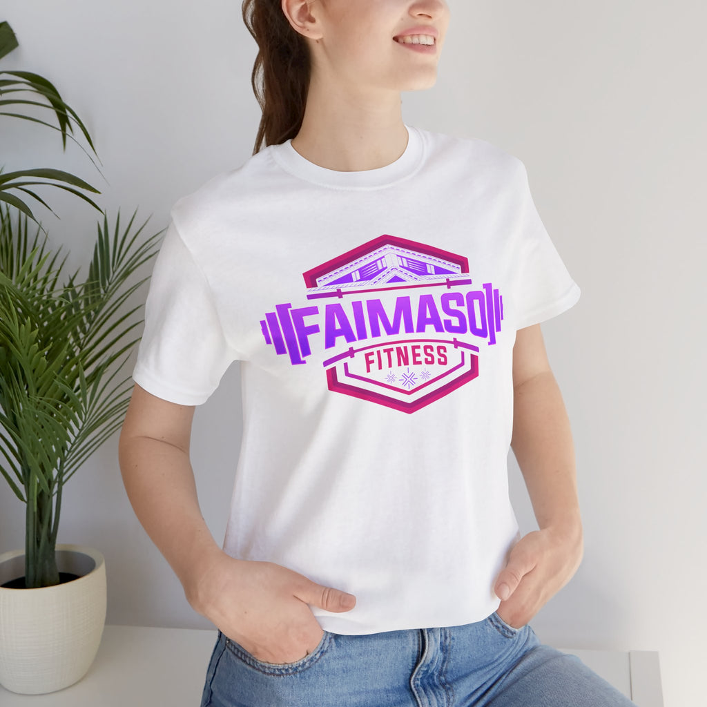Fitness Logo T-Shirt — "FAIMASO Fitness" Gym Tee