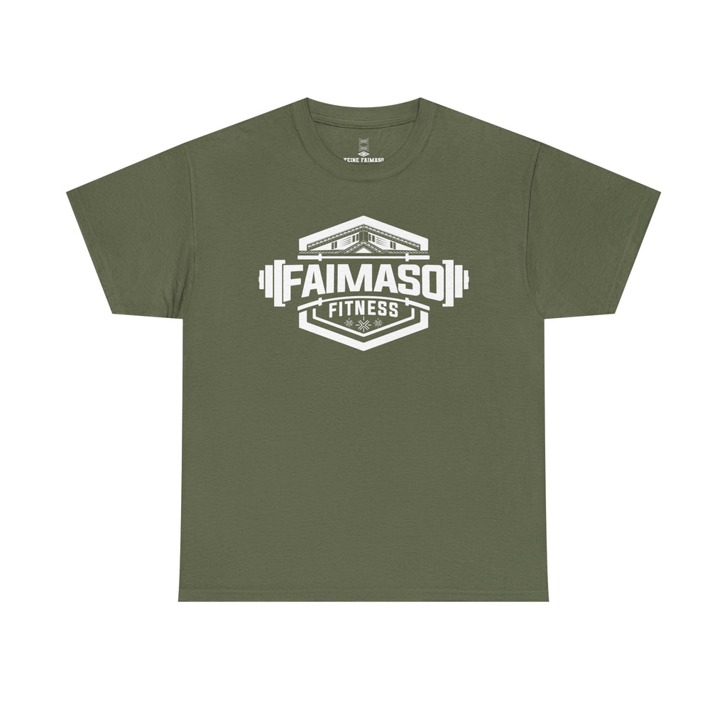 Faimason Fitness T‑Shirt — Vintage Barbell Gym Logo Tee