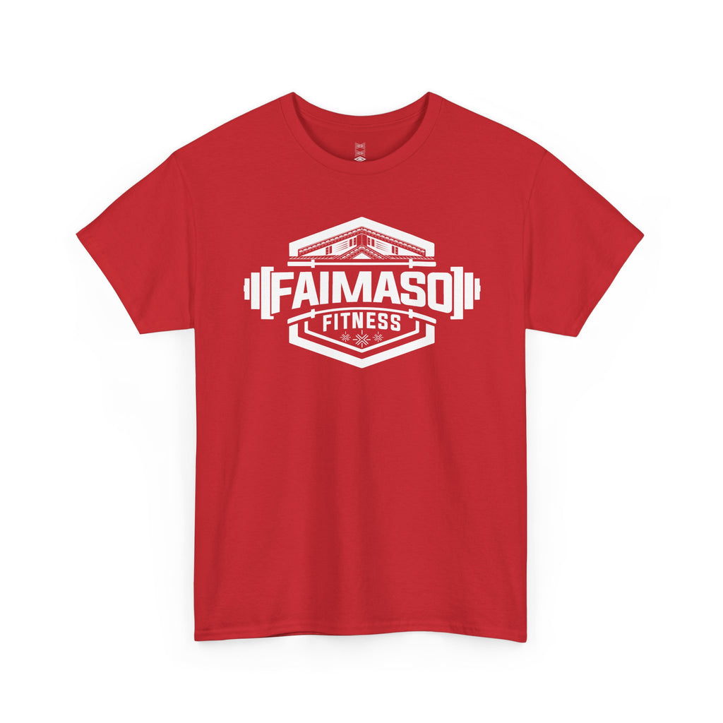 Faimason Fitness T‑Shirt — Vintage Barbell Gym Logo Tee