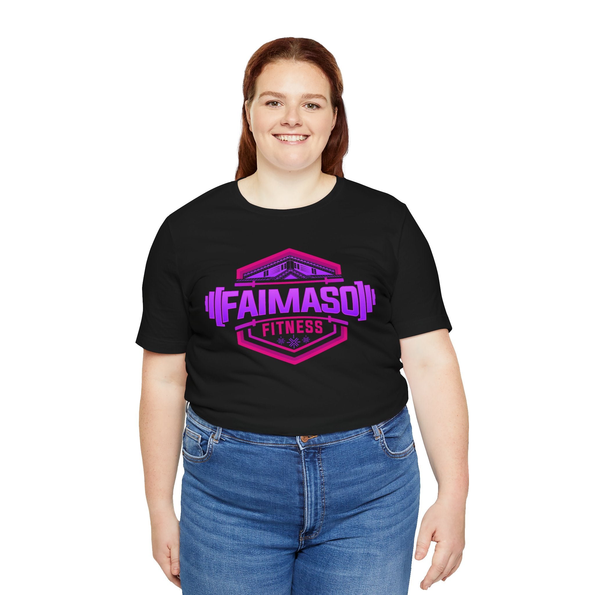 Fitness Logo T-Shirt — "FAIMASO Fitness" Gym Tee
