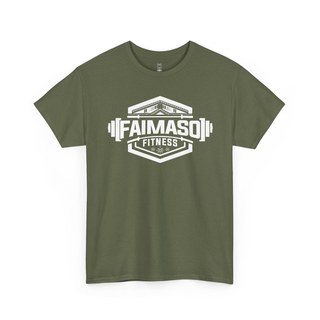 Faimason Fitness T‑Shirt — Vintage Barbell Gym Logo Tee